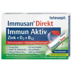Sale Immusan Direkt Zink + D3 + B12 Granulat, 14 St Immunsystem