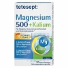 Tetesept Magnesium 500 + Kalium Tabletten, 30 St