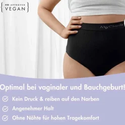 Discount The Support Panty Wochenbett Unterhose XXL schwarz, 1 St Unterwäsche