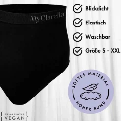Discount The Support Panty Wochenbett Unterhose XXL schwarz, 1 St Unterwäsche