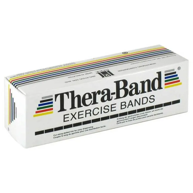 Thera Band Übungsband 5,5m rot mittel stark, 1 St