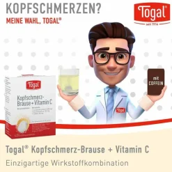 Togal® Kopfschmerz-Brause + Vitamin C, 20 St