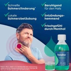 Outlet Gurgellösung bei Halsschmerzen, 240 ml Mundspüllösung|Halsschmerztabletten