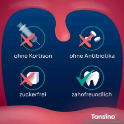 New Tonsino Gurgellösung bei Halsschmerzen, 120 ml