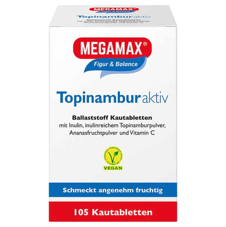 Outlet Topinambur Aktiv Kautabletten, 105 St Abnehmtabletten