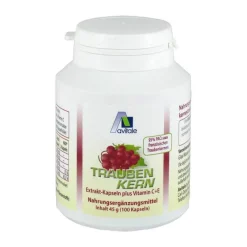 New Avitale Traubenkernextrakt Kapseln, 100 St