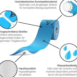 Discount True Tape Truetape Athlete Edition Precut blau, 1 St