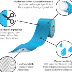 Clearance Truetape Athlete Edition Pro blau, 1 St Kinesio Tape