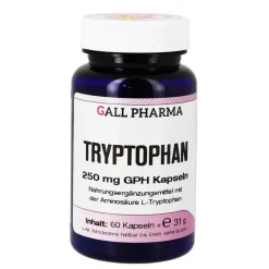 Tryptophan 250 mg GPH Kapseln, 60 St Hirnleistung & Nerven|Aminosäuren