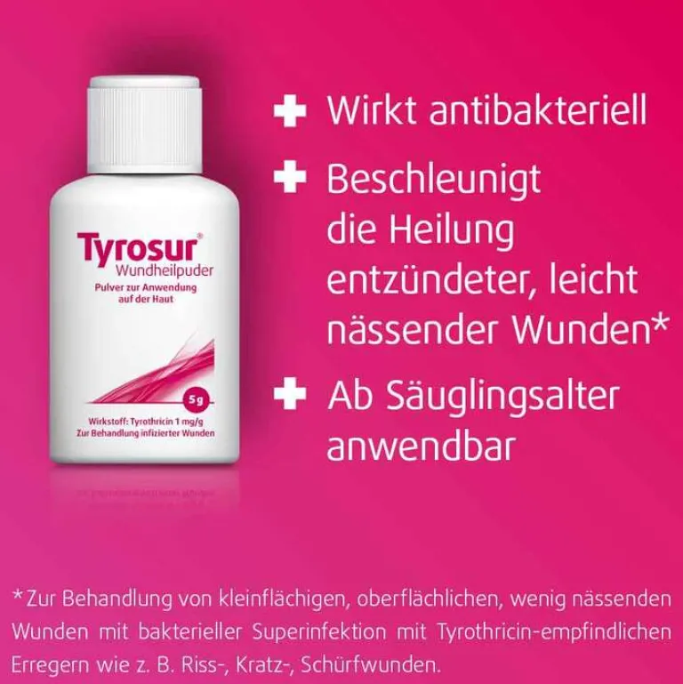 Hot Tyrosur ® Wundheilpuder, 5 g
