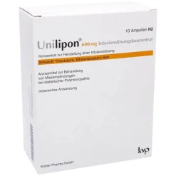 Sale Unilipon 600 mg Infusionslösungskonzentrat, 1X10 St Alpha Liponsäure
