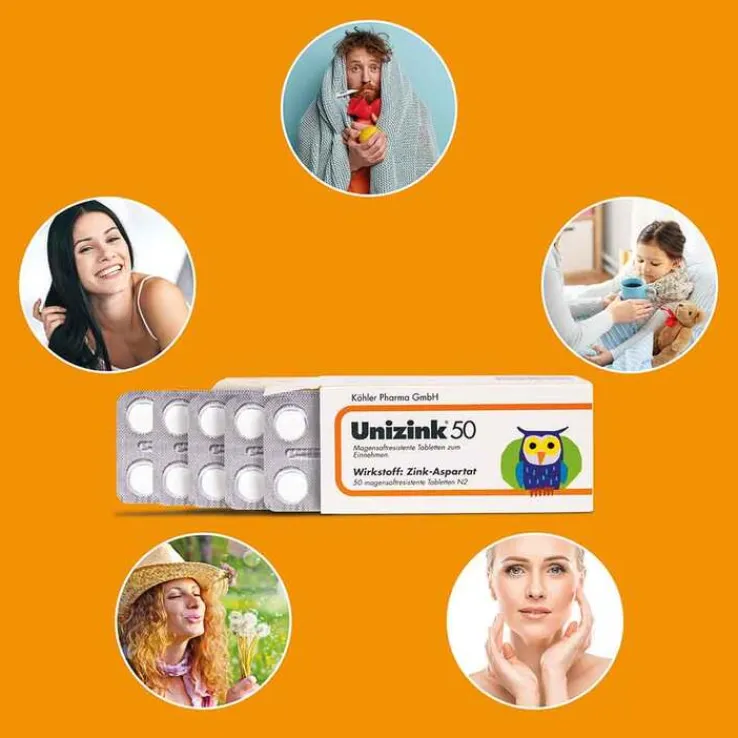 Unizink 50 Tabletten, 50 St