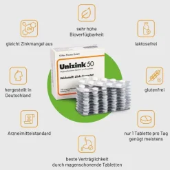 Unizink 50 Tabletten, 100 St