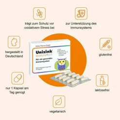 Unizink Immun Plus Kapseln, 1X10 St