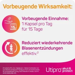 New Utipro ® akut & protect Kapseln, 30 St