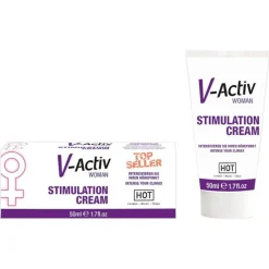 Clearance V-Activ Stimulations Creme Woman, 50 ml Vibratoren Und Toys