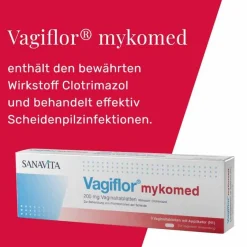 New ® mykomed 200 mg Vaginaltabletten, 3 St Scheidenpilz Medikamente