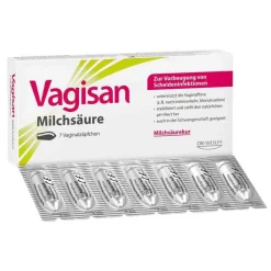 Vagisan Milchsäure Vaginalzäpfchen, 7 St