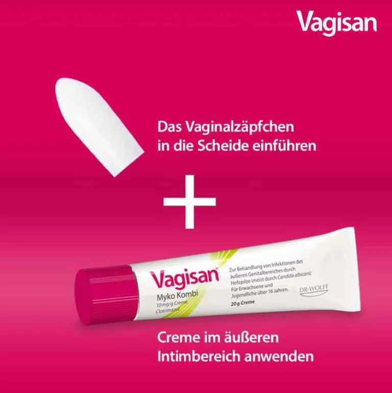 Best Myko Kombi 3-Tage, 1 P Scheidenpilz Medikamente|Scheidenpilz Creme