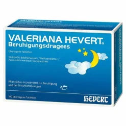 Clearance Hevert Valeriana Beruhigungsdragees, 100 St