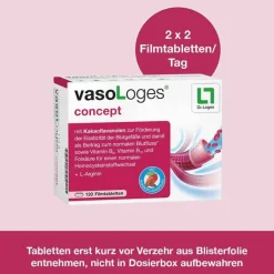 Vasologes concept Filmtabletten, 240 St