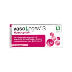 New Dr. Loges VasoLoges S Homocystein Dragees, 30 St