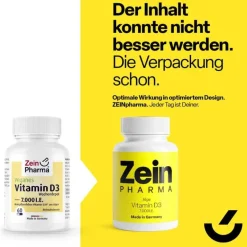 Outlet Zein Pharma Vegane Vitamin D3 7000 I.E. Wochendepot Kapseln, 60 St