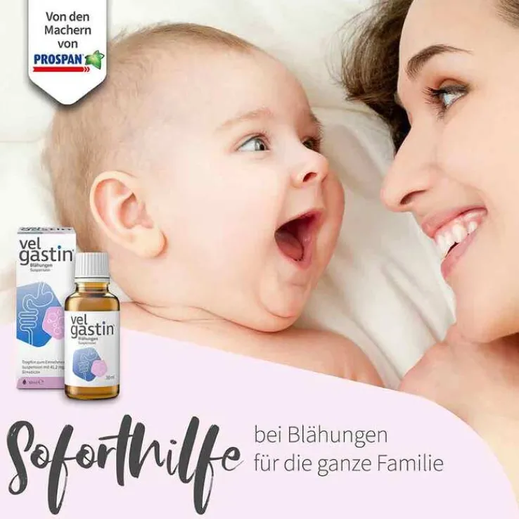 Velgastin® Suspension zum Einnehmen bei Blähungen , 100 ml