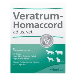 Outlet Heel Veratrum Homaccord Ampullen vet. (für Tiere), 5 St