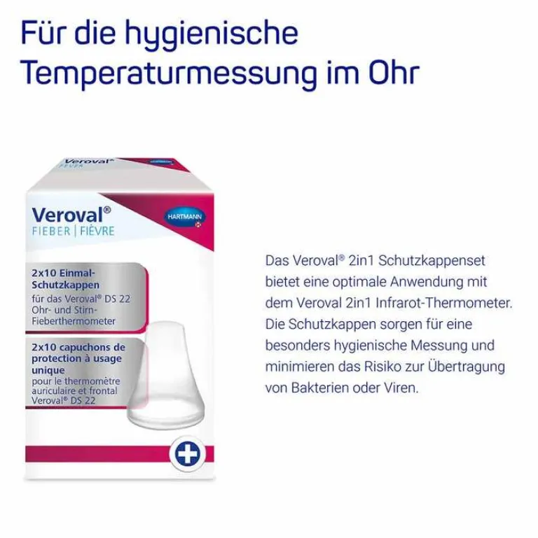 Clearance ® 2 in 1 Infrarot-Fieberthermometer, 1 St Stirnthermometer|Ohrthermometer