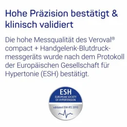 Best Veroval ® compact + Handgelenk-Blutdruckmessgerät, 1 St