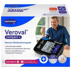 Best Veroval ® compact + Oberarm-Blutdruckmessgerät, 1 St