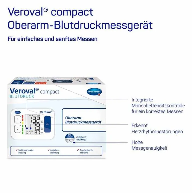 Online ® compact Oberarm-Blutdruckmessgerät, 1 St Blutdruckmessgeräte