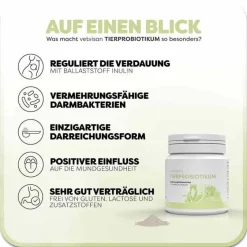 Discount Tierprobiotikum Pulver für Hunde / Katzen, 100 g Magen & Darm|Magen & Darm