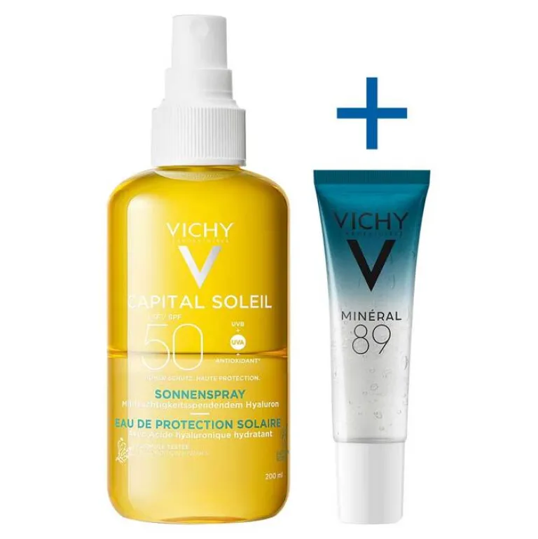Discount Vichy Capital Soleil Sonnenspray + Hyaluron LSF 50, 200 ml