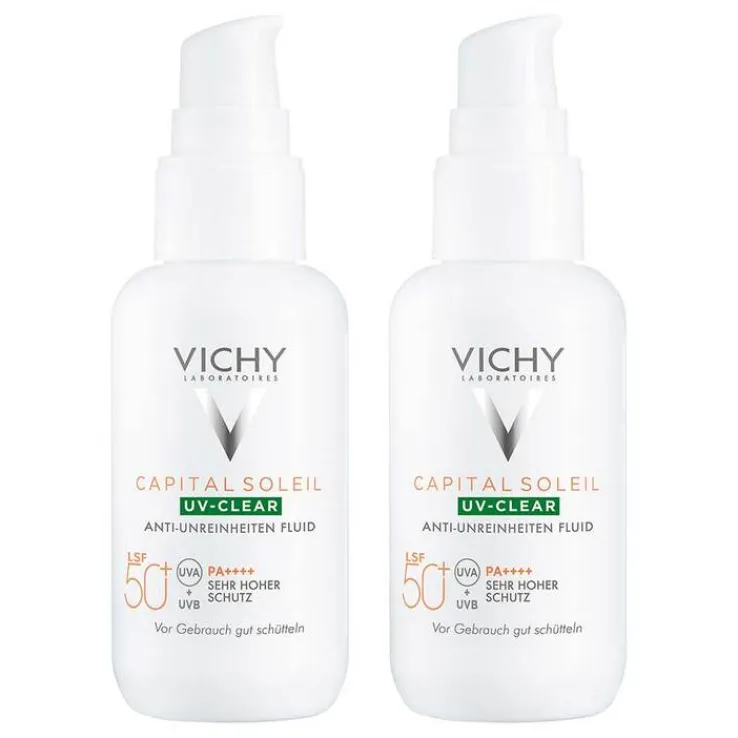 Vichy Capital Soleil UV-Clear LSF 50 + , 2x40 ml