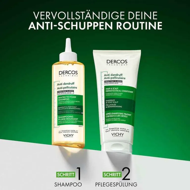 Outlet Dercos Anti-Schuppen Shampoo lockiges Haar, 200 ml Haarausfall & Schuppen|Shampoos