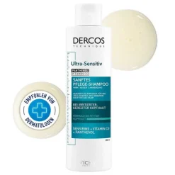 New Dercos Ultra-Sensitiv Shampoo für fettige Haut, 200 ml Shampoos
