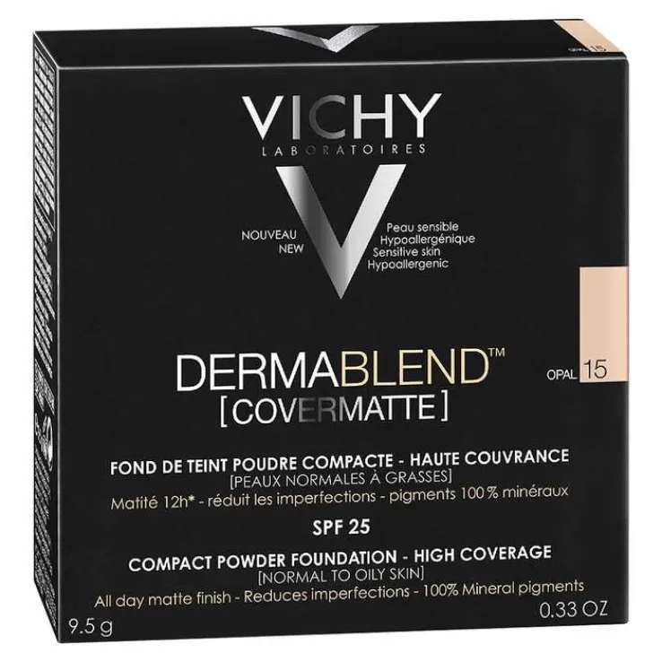 Vichy Dermablend Covermatte Puder 15, 9.5 g