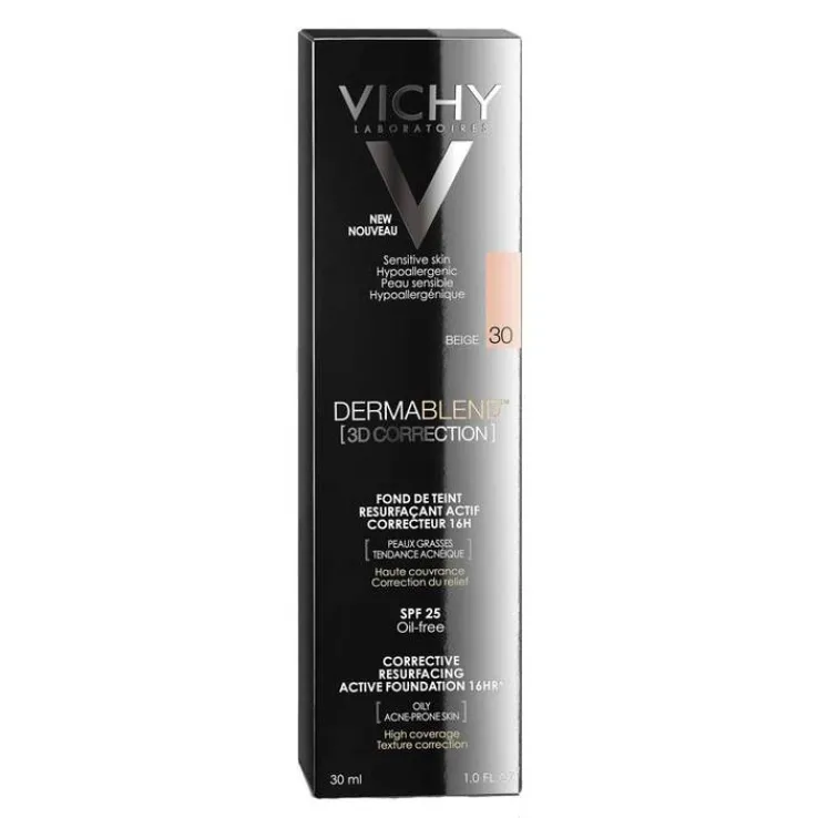Vichy Dermablend 3D Correction Make-up 30 Beige, 30 ml
