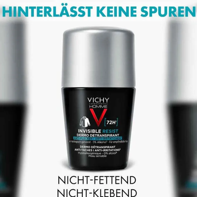 Outlet Vichy Homme Deo Roll-on 72h Anti-Flecken, 50 ml