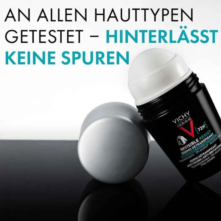 Outlet Vichy Homme Deo Roll-on 72h Anti-Flecken, 50 ml