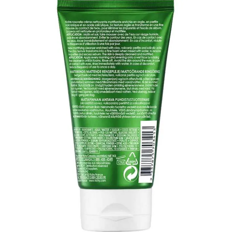 Sale Vichy Normaderm mattier.Reinigung mit Tonerde Schaum, 125 ml