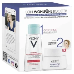 Vichy Nutrilogie reichhhaltig für extrem trockene Haut + PT Mizelle Coffret, 1 P
