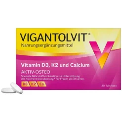 Online Vigantolvit Vitamin D3 K2 Calcium Filmtabletten, 30 St