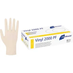 Best Vinyl 2000 Untersuchungshandschuhe puderfrei unsteril Größe XS, 100 St Vinylhandschuhe