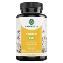 Virisolis Vitamin D3 forte 2.000 I.E. Kapseln, 180 St