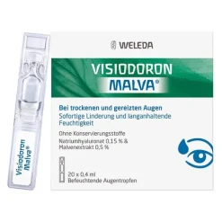 Clearance Visiodoron Malva Augentropfen in Monodosen, 20X0.4 ml Auge & Ohr|Für Unterwegs
