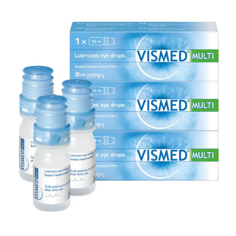 Hot Multi Augentropfen, 3X10 ml Augentropfen Trockene Augen
