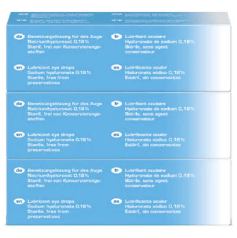 Hot Multi Augentropfen, 3X10 ml Augentropfen Trockene Augen